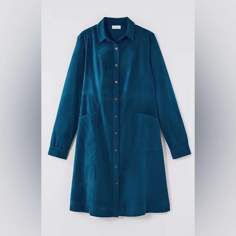 JJill Soft Cord Shirtdress